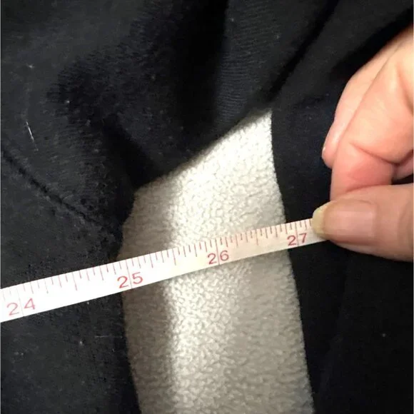 Pacific & Co. Surf Style Destin FL Hoodie X-Large Black Fleece Pullover Kangaroo - Picture 5 of 6